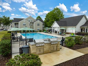 Outdoor Swimming Pool/Grilling Area
